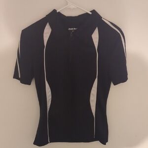 Black and White Short Sleeve Top